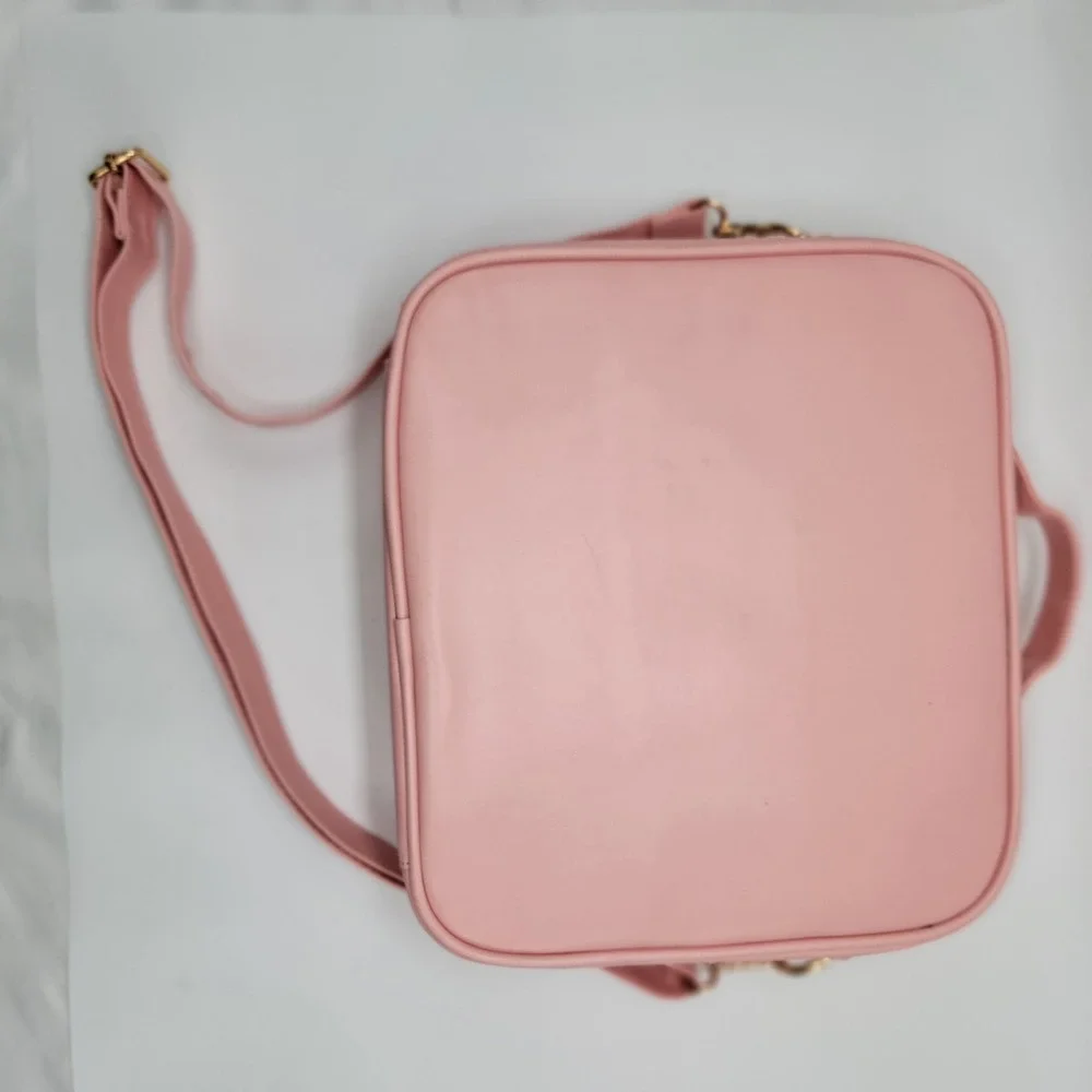 Pink Lacattura Toiletry Bag Travel Makeup Large Cosmetic Adjustable Compartments